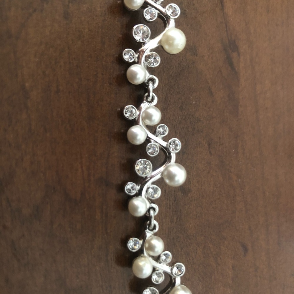 Swarovski pearl and crystal bracelet